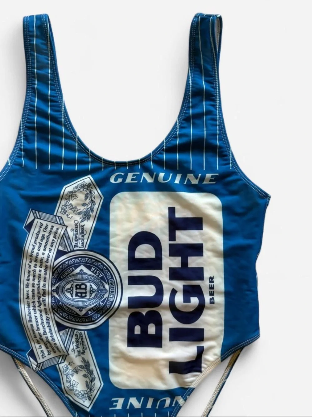 One-Piece Swimsuit w/ Bud Light Logo <3